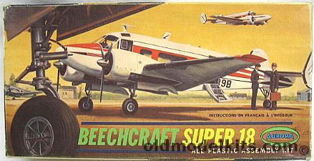 Aurora 1/88 Beechcraft Super 18, 284-60 plastic model kit